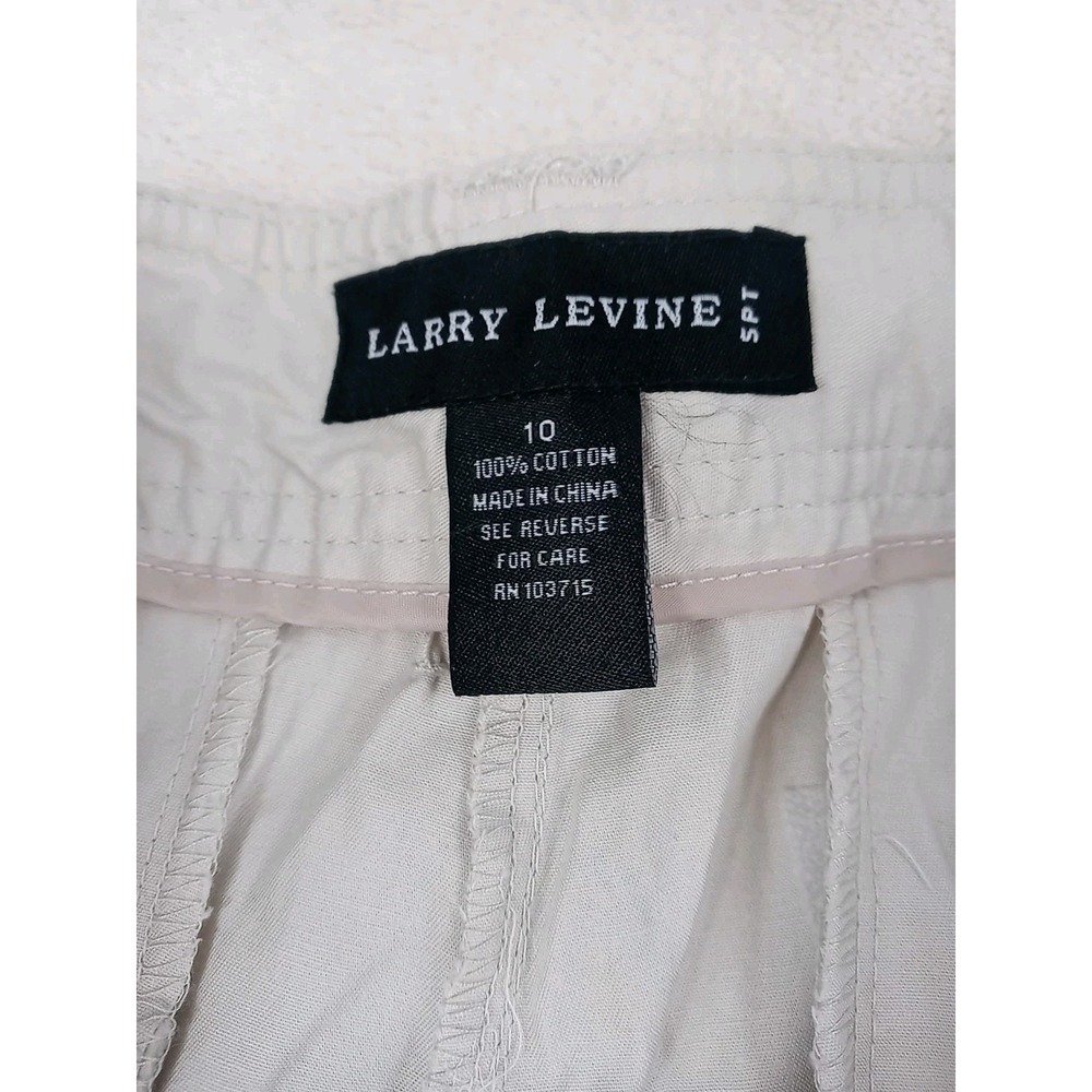 NWT Larry Levine Fashion Capri Pants Women's Size 10 Cargo Pants Crop Capri - Picture 4 of 11